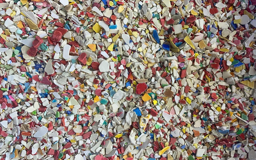 فرز NIR لفصل HDPE وPP